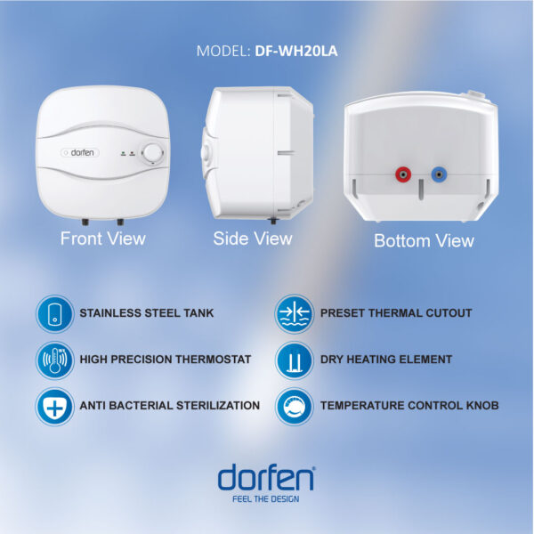 dorfen 20l water heater, dorfen 20l geyser, water Heater Jug, Water heater Walton, Water heater RFL, Water Heater in Bangladesh, Water Heater price in Bangladesh, Bathroom Water Heater price in Bangladesh, Geyser in Bangladesh, Geyser price in Bangladesh, Geyser walton, RFL Geyser, RFL Geyser 20 Litre price, VISION Geyser, Shamim Geyser, RFL Geyser price in Bangladesh