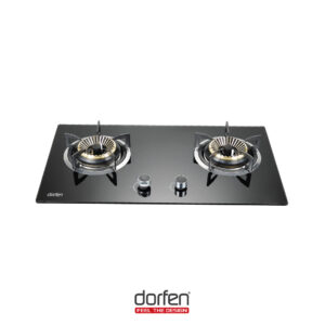 DORFEN Built-in-HOB Glass Top 2 Gas Burner, DF-GB2B